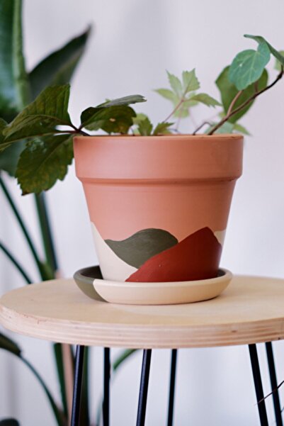 fidayy Terracotta Saksı 16x18cm Tabak