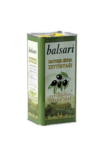 Balsarı Erken Hasat - Soğuk Sıkım - Naturel Sızma Zeytinyağı 5 Litre