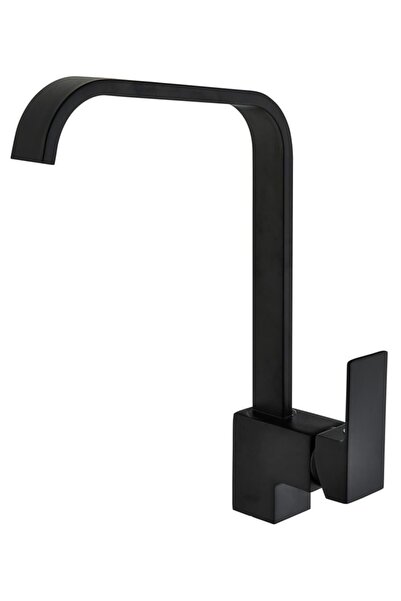 Vilas Trento Premium Siyah Şelale Sistemi Evye Mutfak Bataryası