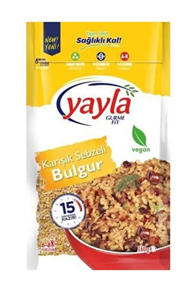 Yayla Gurme Fit Karışık Sebzeli Bulgur 360 gr