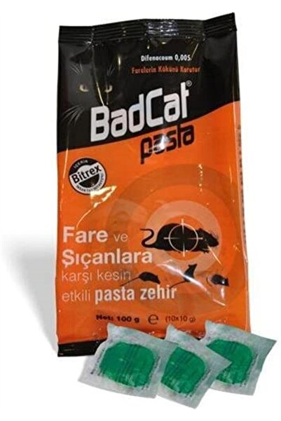Full Badcat Pasta Fare Ve Sıçanlara Karşı Zehir 100gr