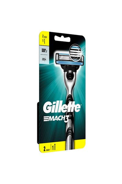 Gillette Mach-3 Shaver + 2 Spare Heads