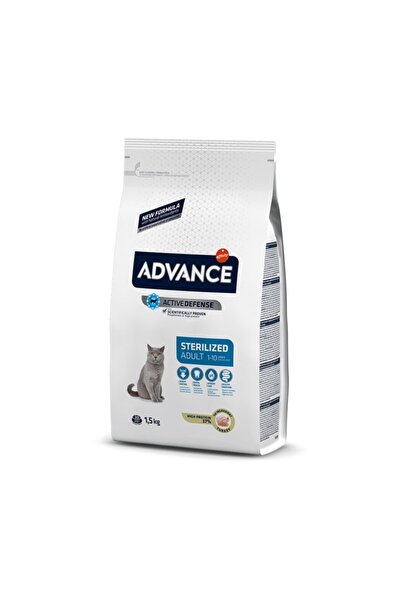 Advance Sterilized Hindili Kısırlaştırılmış Kedi Maması 1,5 Kg
