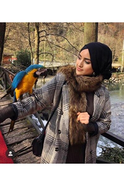 kurkyaka Kürk Boyunluk Kürk Atkı