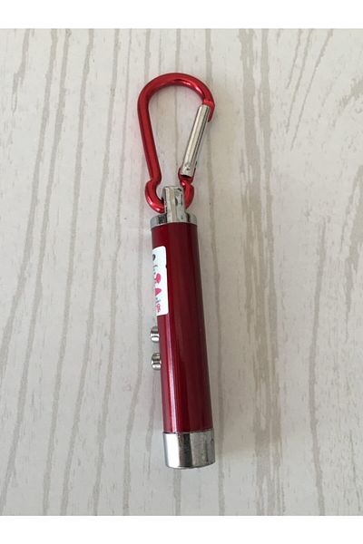 powerdex 3 in 1 Red Laser Keychain Torch - White and Flashing Light - Shipping Without Standby on the Same Day