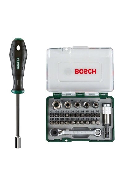 Bosch 27 Parça Cırcır Tornavidalı Aksesuar Seti