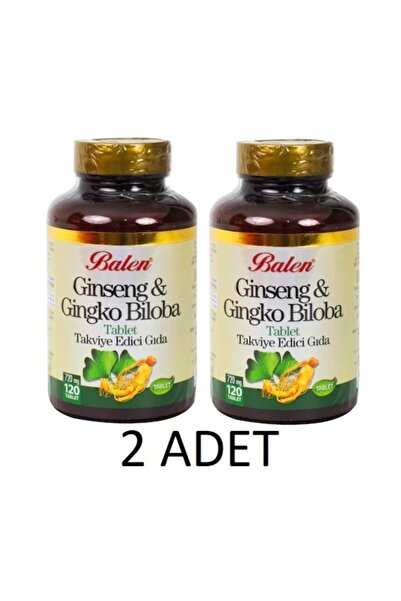 Balen Red Ginseng & Ginkgo Biloba 120 2 Pieces