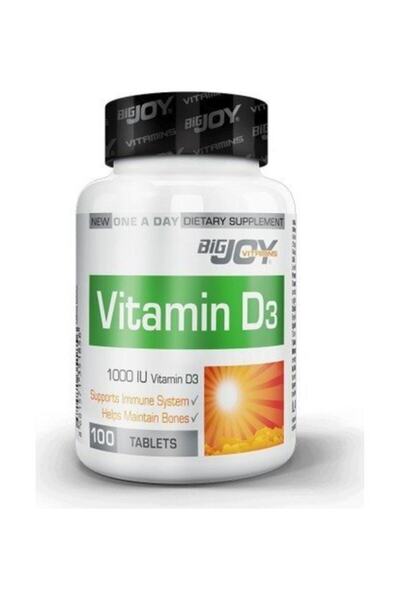 Bigjoy Sports Bigjoy Vitamins - Vitamin D3 1000iu, 100 Tablets