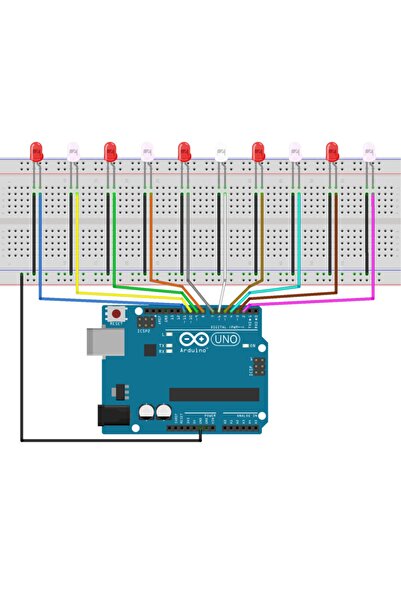 NCT Robotik Kara Şimşek (yürüyen Işık ) Projesı