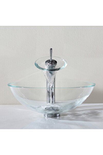 Hedi's Home Çanak Lavabo Bataryası Şelale Cam Batarya