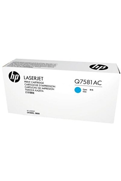 HP Toner original Mavi Q7581a