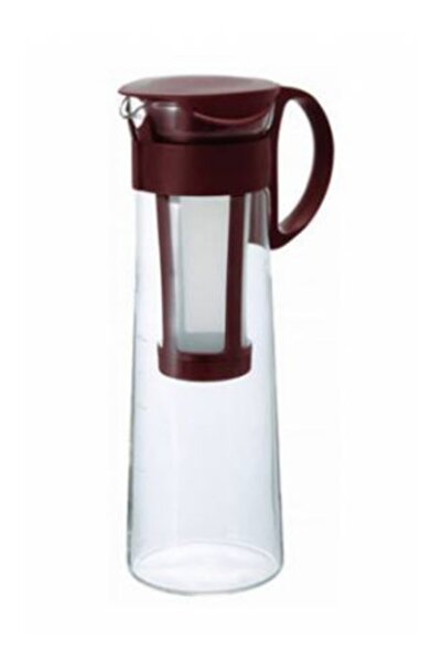 Hario وعاء قهوة ميزوداشي (برو البارد) - إبريق قهوة بارد مع فلتر (بني)