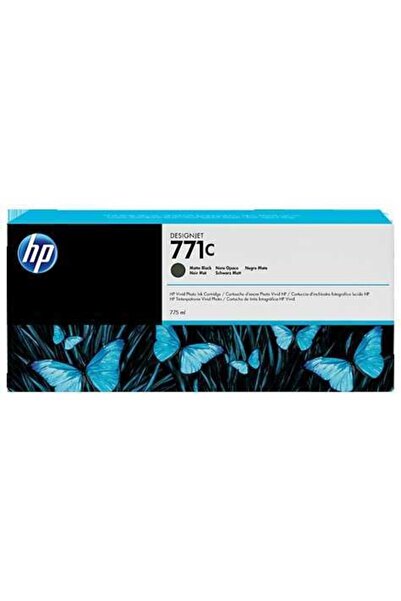 HP 771c Matte Black Mat Siyah 775ml Plotter Kartuşu B6y07a