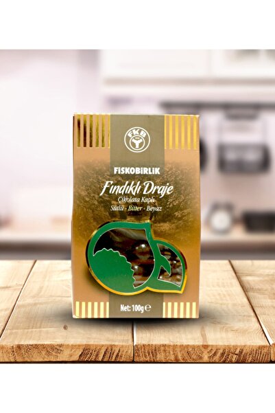 Fiskobirlik Bitter Çikolatalı Fındık Draje 100 gr