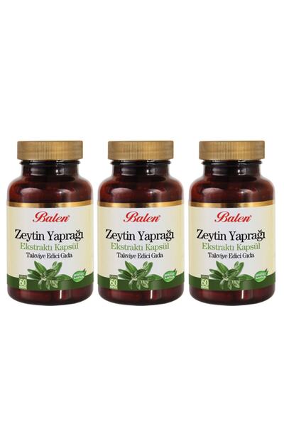 Balen Zeytin Yaprağı Ekstraktı 60 Kapsül 3 Adet
