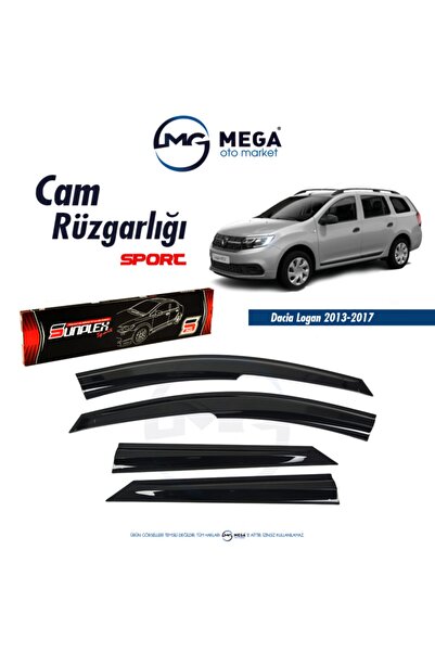 SUNPLEX Dacia Logan Mcv 2013-2017 Cam Rüzgarlık Mugen Tip