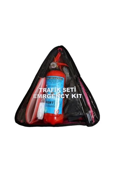 Genel Markalar METROPOL Araç Için Tüv Türk Uyumlu Yangın Tüplü Trafik Seti Em...