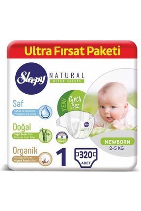 sleepy natural bebek bezi 1 numara yenidogan ultra firsat paketi 320 adet fiyati yorumlari trendyol