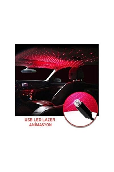 Genel Markalar Usb Led Lazer Atmosfer Animasyon Işığı Projektörü