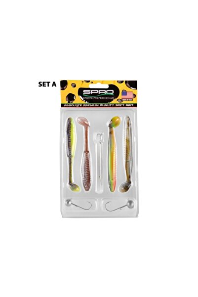 Spro Ready 4 Fish Silikon Yem & Jig Head Seti 4