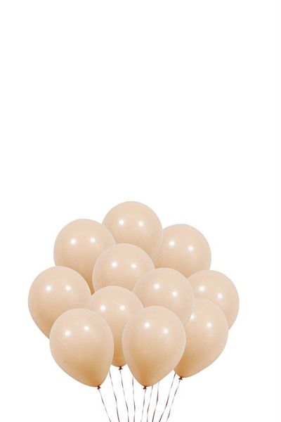 Partifabrik Champagne Color Matte Pastel Balloon 25 Liters