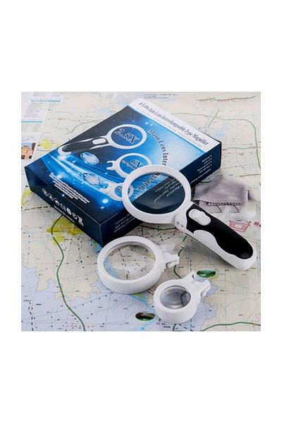 Makro Optik 2.5x-6x-16x Magnifier with 3 Interchangeable Lenses