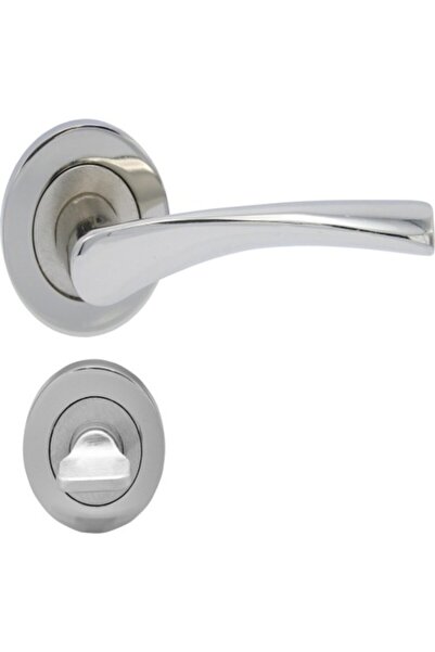 MİRAY Bravo Kapı Kolu Rozetli Wc Nikel Saten