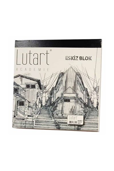 Lutart 60 gr.Jumbo Sketch Block - 25x25 cm300 Yp.