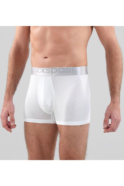Blackspade Men's White Boxers