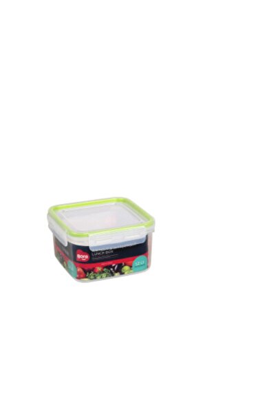 Bora Plastik 1.2 Liter Click Square Locking Storage Container - Bo868