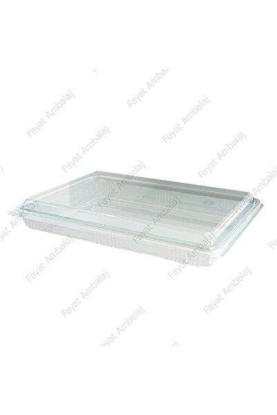 FOLYOTERM Sızdırmaz Gıda Kabı 1000 Gramlık Baklava Pet 100 Adet