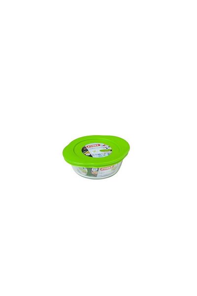 Pyrex حاوية تخزين بغطاء دائري سعة 0.35 لتر - 206p000