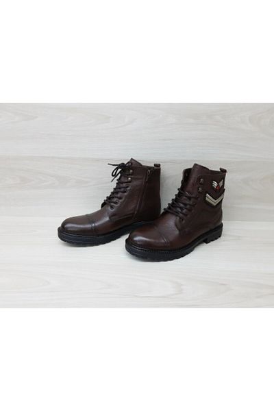 Banner Ανδρικές μπότες με έμβλημα Tan Leather Rustvole