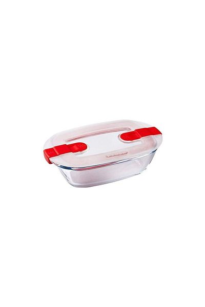 Pyrex حاوية تخزين مستطيلة قابلة للقفل 214ph00 مع غطاء سعة 0.4 لتر