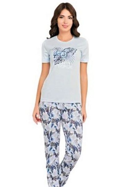 Alperi Set pijama albastră pentru femei