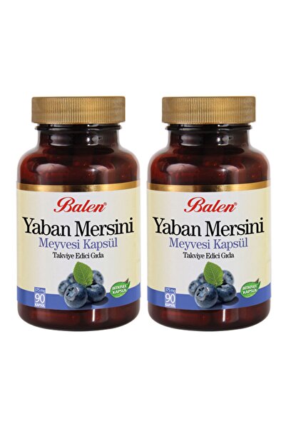Balen Yaban Mersini Ekstraktı 90 Kapsül 2 Kutu