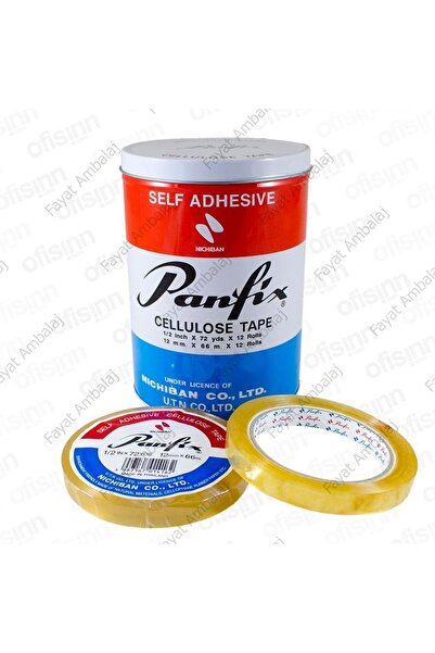 Panfix Büro Bandı 12 Mm X 66 Mt 12 Adet