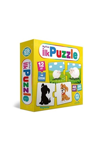 Circle Toys Özlem Toys My First Ilk Puzzle Yerli Üretim Kaliteli Mukavva 48 K...