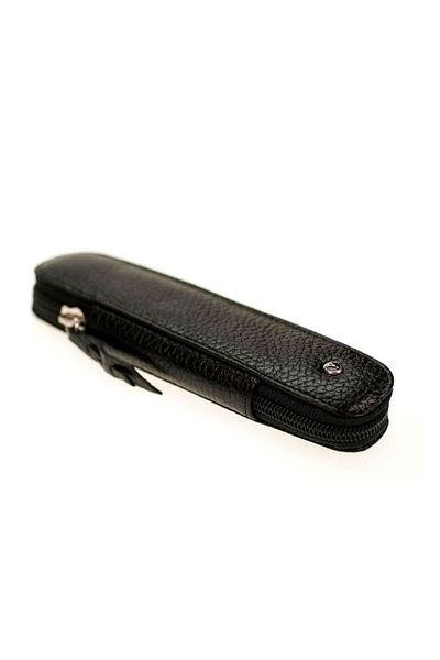 Scrikss Dr 2109-1 Γνήσιο Δερμάτινο Toscana Μονό Μολυβοθήκη Μαύρο