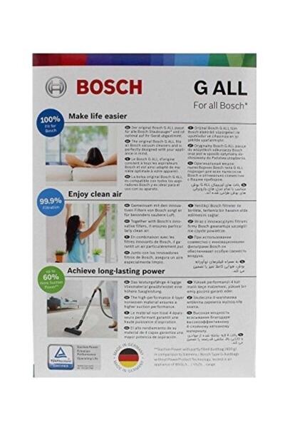 Bosch Type G ALL BBZ41FGALL 4 Adet Toz Torbası