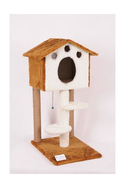Cathause Cat House Scratching Cat House 93x60x40 cm