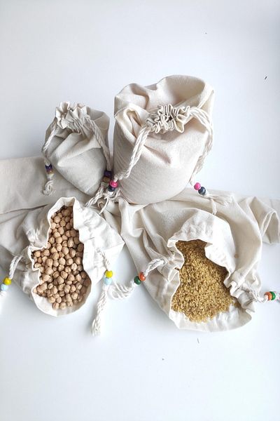 Kilizman Tasarım 2kg Capacity 4-Piece Food Storage Pouch
