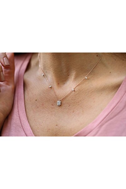 Reis Kuyumculuk Kadın Sarı Baget Kolye