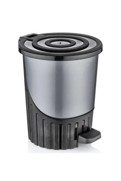 Genel Markalar Renkli 8 lt Pedallı Plastik Çöp Kovası, Pratik ve Şık Temizlik...