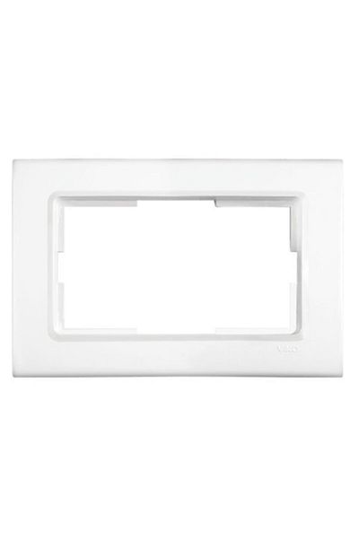 VİKO White Linnera Double Flush Mounted Socket Frame90480007
