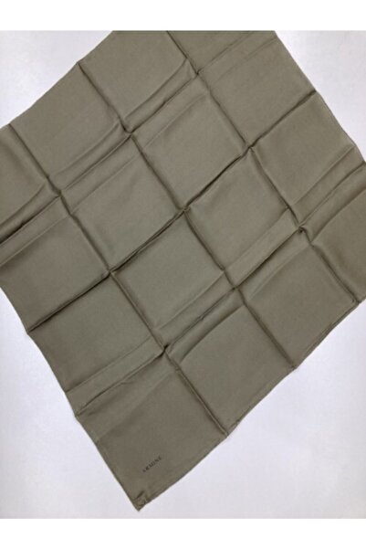 Armine وشاح حريري كاكي عادي للنساء