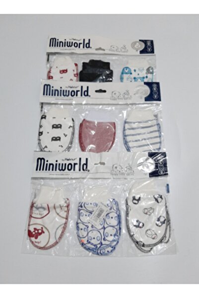 Miniworld Erkek Bebekler Için 9 Çift Eldiven