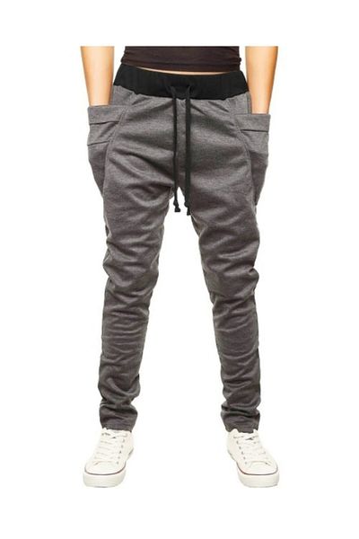 Armadillos Pantaloni de trening gri pentru bărbați Pantaloni de trening casual fitness