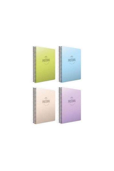 Gıpta Pastoral Spiral Notebook A4 120yp3 Checks + 1 Stripes