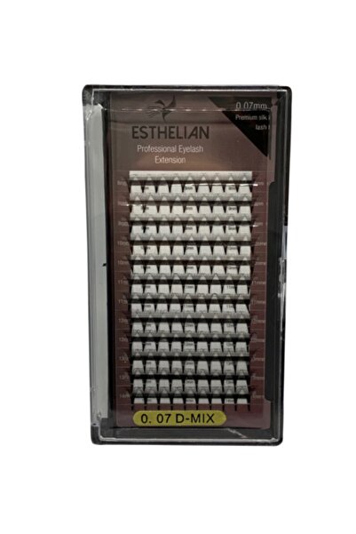 ESTHELIAN Mega Volume İpek Kirpik 14d 0.07mm D Kıvrım